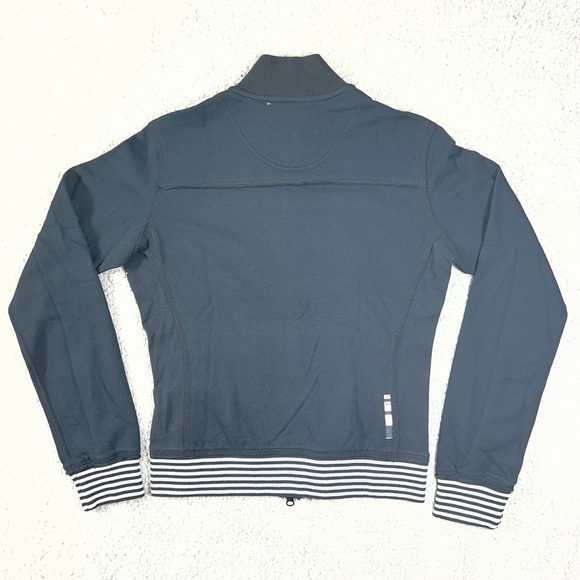 Triple Five Soul Track Jacket Full Zip-Up Y2K Streetwear Black Women's L VTG NWT - Picture 2 of 14